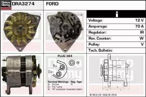 Remy DRA3274 - Alternatore autozon.pro