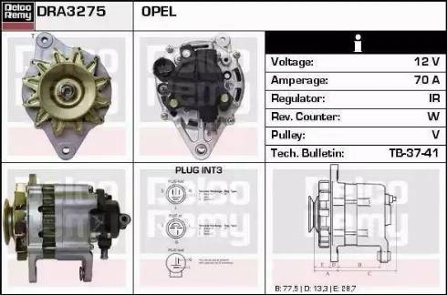 Remy DRA3275N - Alternatore autozon.pro