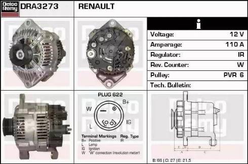 Remy DRA3273 - Alternatore autozon.pro