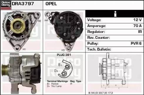 Remy DRA3797 - Alternatore autozon.pro