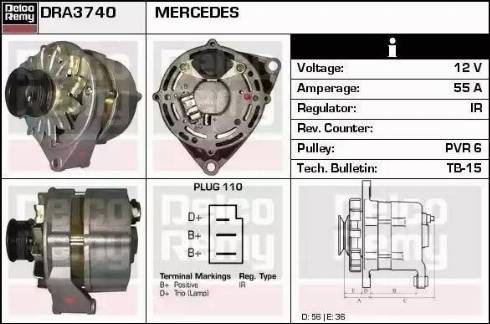 Remy DRA3740 - Alternatore autozon.pro