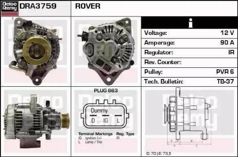 Remy DRA3759 - Alternatore autozon.pro