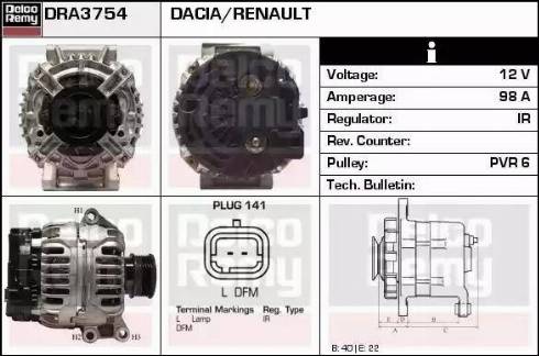 Remy DRA3754 - Alternatore autozon.pro