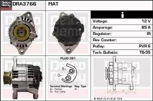 Remy DRA3766 - Alternatore autozon.pro