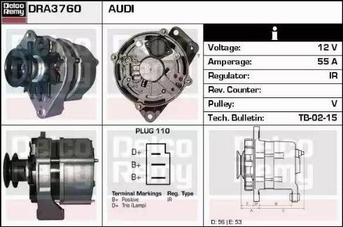 Remy DRA3760 - Alternatore autozon.pro