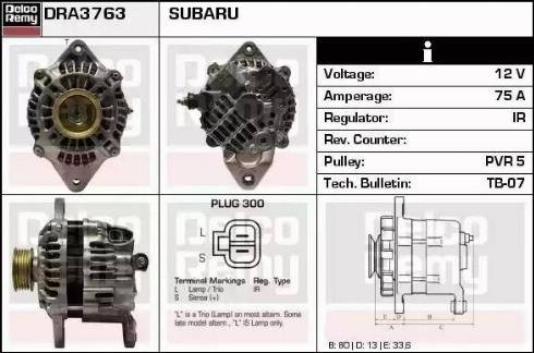 Remy DRA3763 - Alternatore autozon.pro