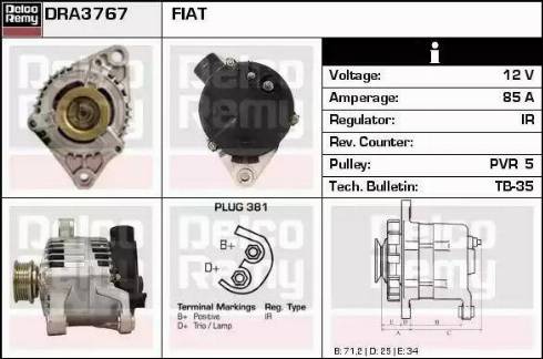 Remy DRA3767 - Alternatore autozon.pro