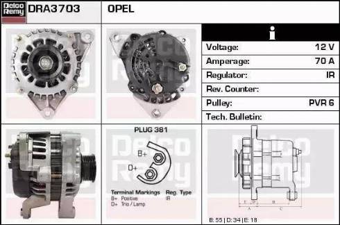 Remy DRA3703 - Alternatore autozon.pro