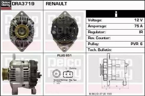 Remy DRA3719 - Alternatore autozon.pro