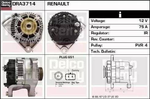 Remy DRA3714 - Alternatore autozon.pro