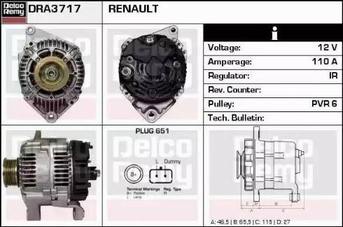 Remy DRA3717 - Alternatore autozon.pro