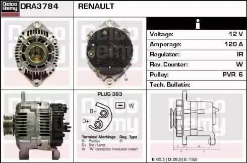 Remy DRA3784 - Alternatore autozon.pro