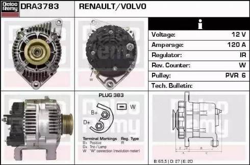 Remy DRA3783 - Alternatore autozon.pro