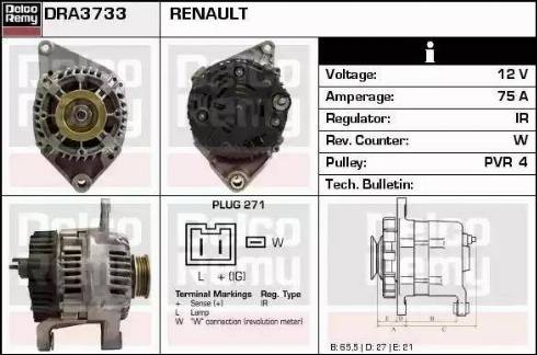 Remy DRA3733 - Alternatore autozon.pro