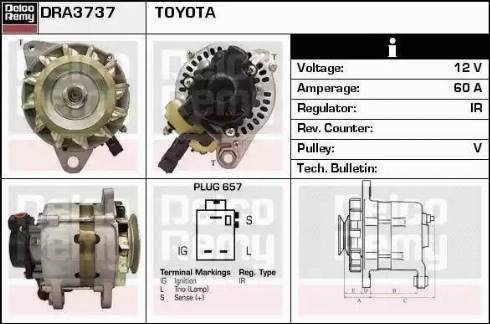 Remy DRA3737 - Alternatore autozon.pro