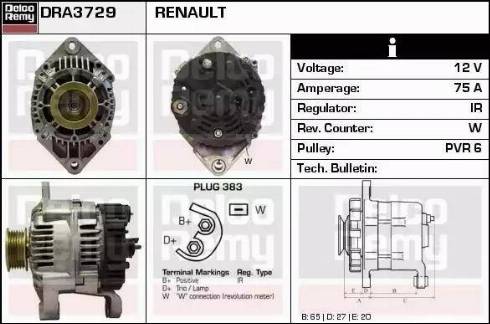 Remy DRA3729 - Alternatore autozon.pro