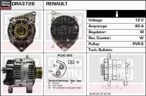 Remy DRA3726 - Alternatore autozon.pro