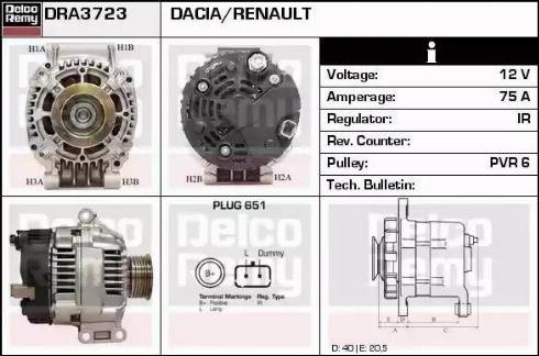 Remy DRA3723 - Alternatore autozon.pro