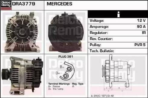 Remy DRA3779 - Alternatore autozon.pro