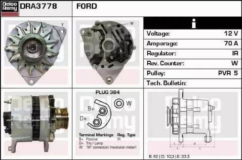 Remy DRA3778 - Alternatore autozon.pro