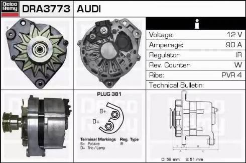 Remy DRA3773 - Alternatore autozon.pro