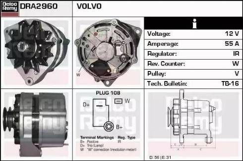 Remy DRA2960 - Alternatore autozon.pro