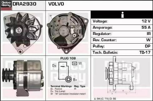 Remy DRA2930 - Alternatore autozon.pro