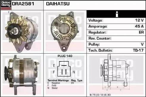 Remy DRA2381 - Alternatore autozon.pro