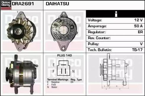 Remy DRA2691 - Alternatore autozon.pro