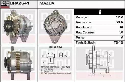 Remy DRA2641 - Alternatore autozon.pro