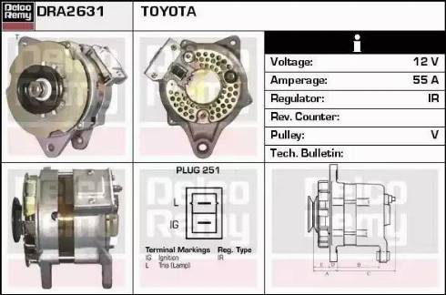 Remy DRA2631 - Alternatore autozon.pro