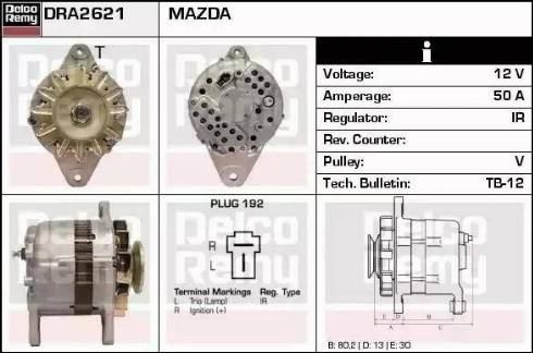 Remy DRA2621 - Alternatore autozon.pro