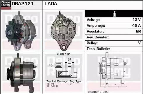 Remy DRA2121 - Alternatore autozon.pro