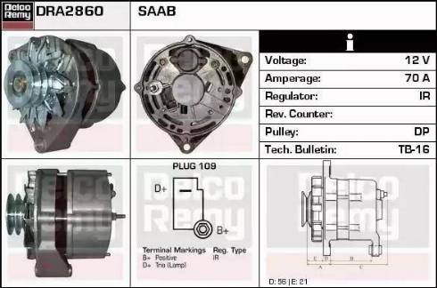 Remy DRA2860 - Alternatore autozon.pro