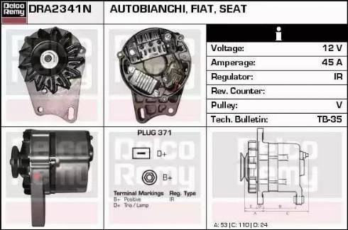 Remy DRA2341N - Alternatore autozon.pro