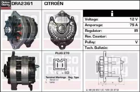 Remy DRA2361 - Alternatore autozon.pro