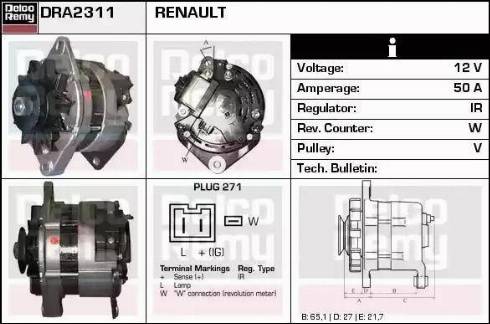 Remy DRA2311 - Alternatore autozon.pro