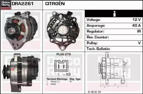 Remy DRA2261 - Alternatore autozon.pro