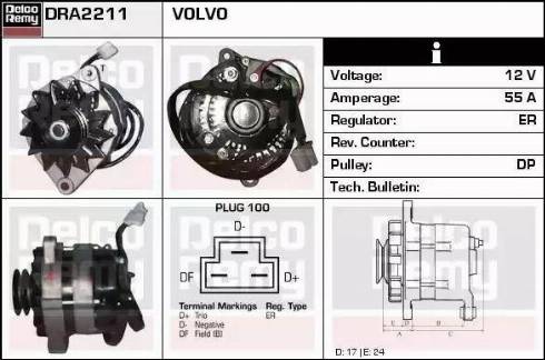 Remy DRA2211 - Alternatore autozon.pro