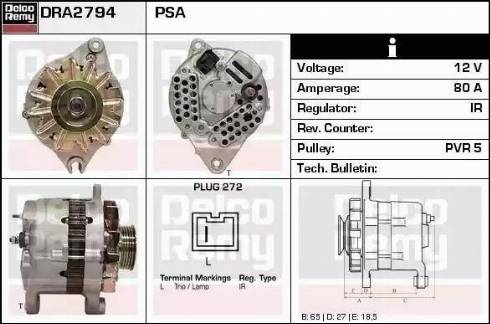 Remy DRA2794 - Alternatore autozon.pro