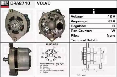 Remy DRA2710 - Alternatore autozon.pro