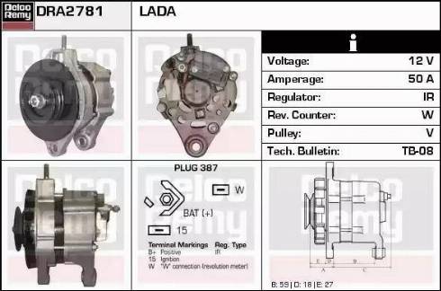 Remy DRA2781 - Alternatore autozon.pro