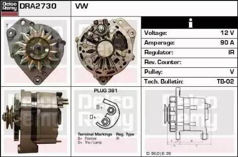 Remy DRA2730 - Alternatore autozon.pro