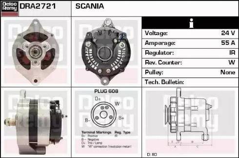 Remy DRA2721 - Alternatore autozon.pro