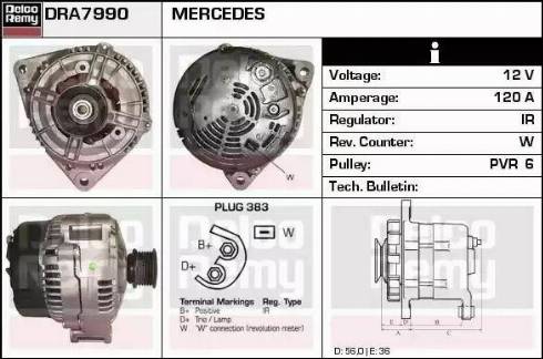 Remy DRA7990 - Alternatore autozon.pro