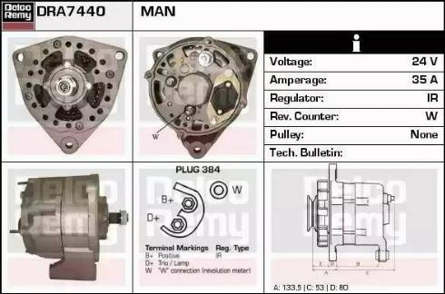 Remy DRA7440 - Alternatore autozon.pro