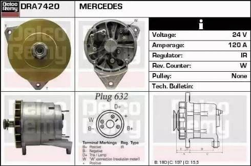 Remy DRA7420 - Alternatore autozon.pro