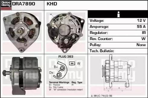 Remy DRA7890 - Alternatore autozon.pro