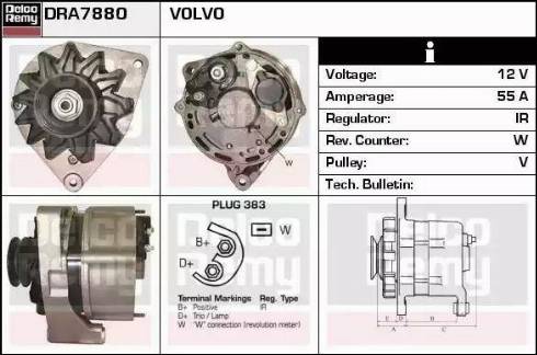 Remy DRA7880 - Alternatore autozon.pro