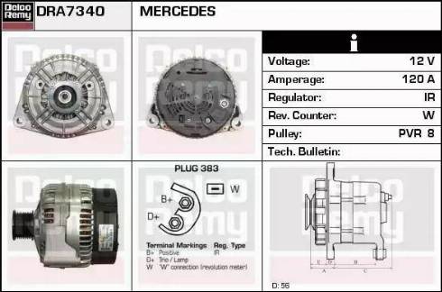 Remy DRA7340 - Alternatore autozon.pro